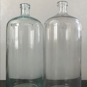 Vintage Vases, Apothecary style vases
